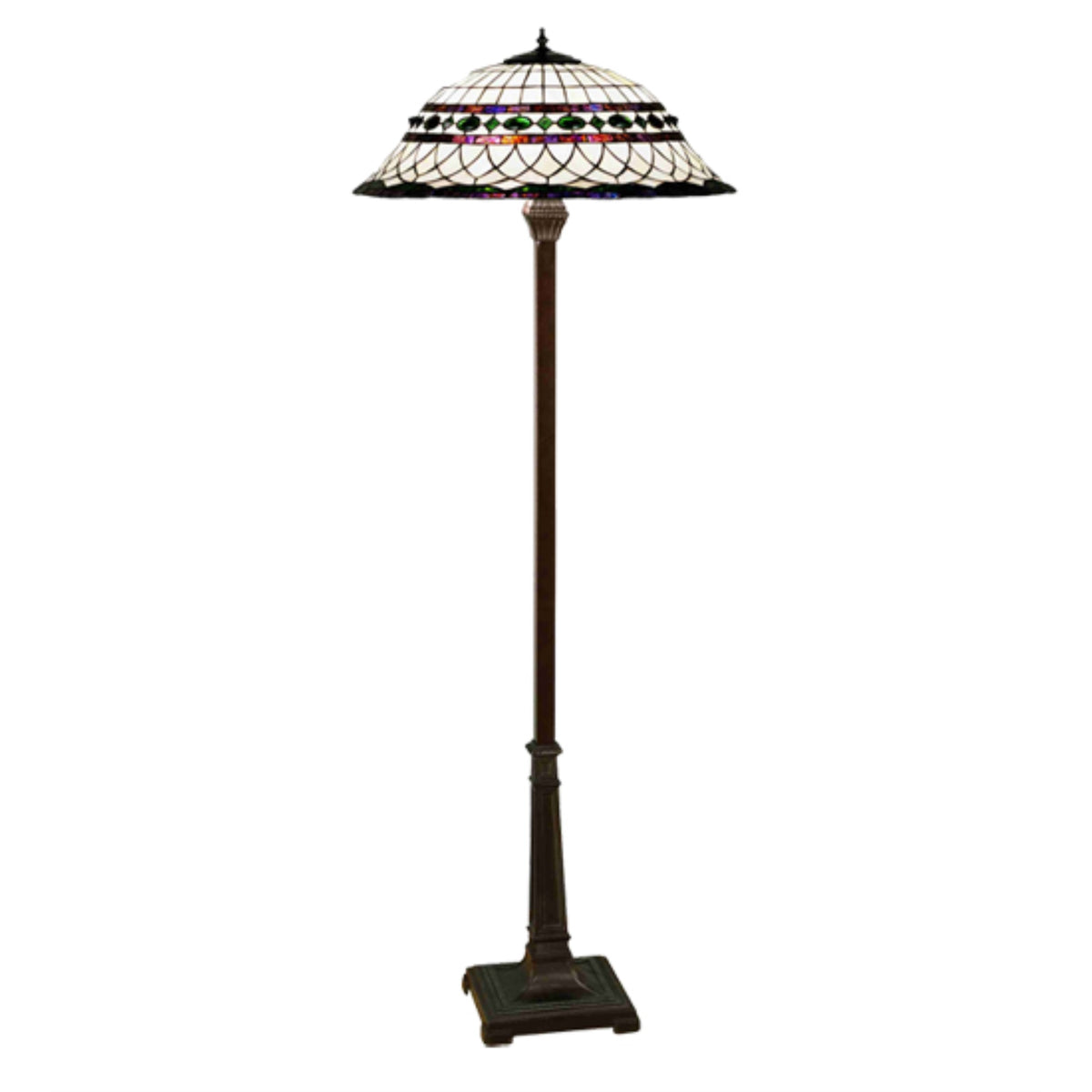 65'H Tiffany Roman Floor Lamp