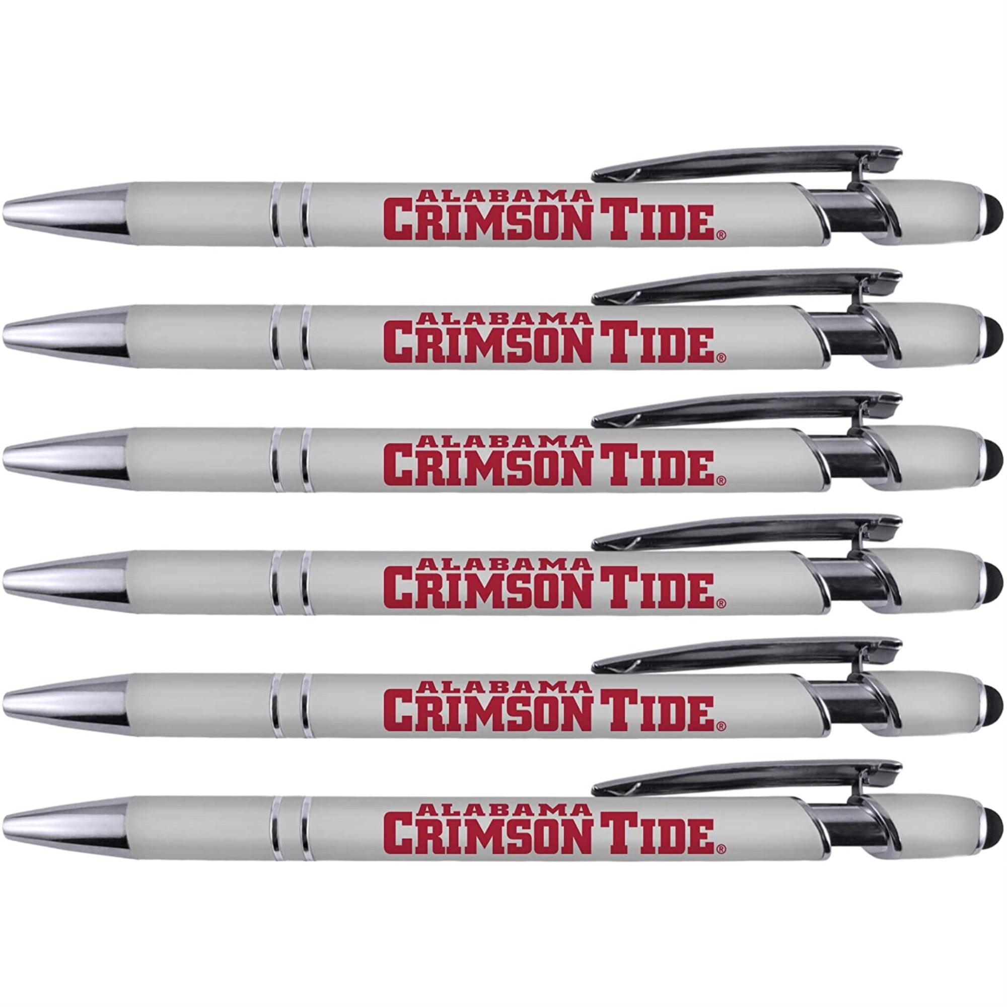 Greeting Pen Alabama Soft Touch Coated Metal 6 Pack 30502