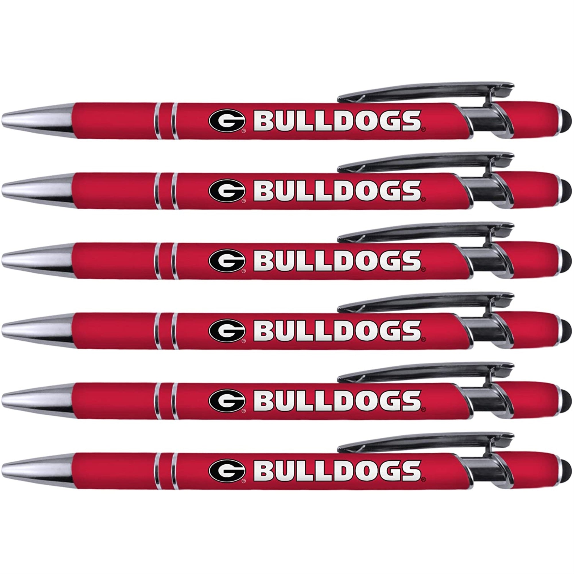 Greeting Pen Georgia Soft Touch Coated Metal 6 Pack 30504