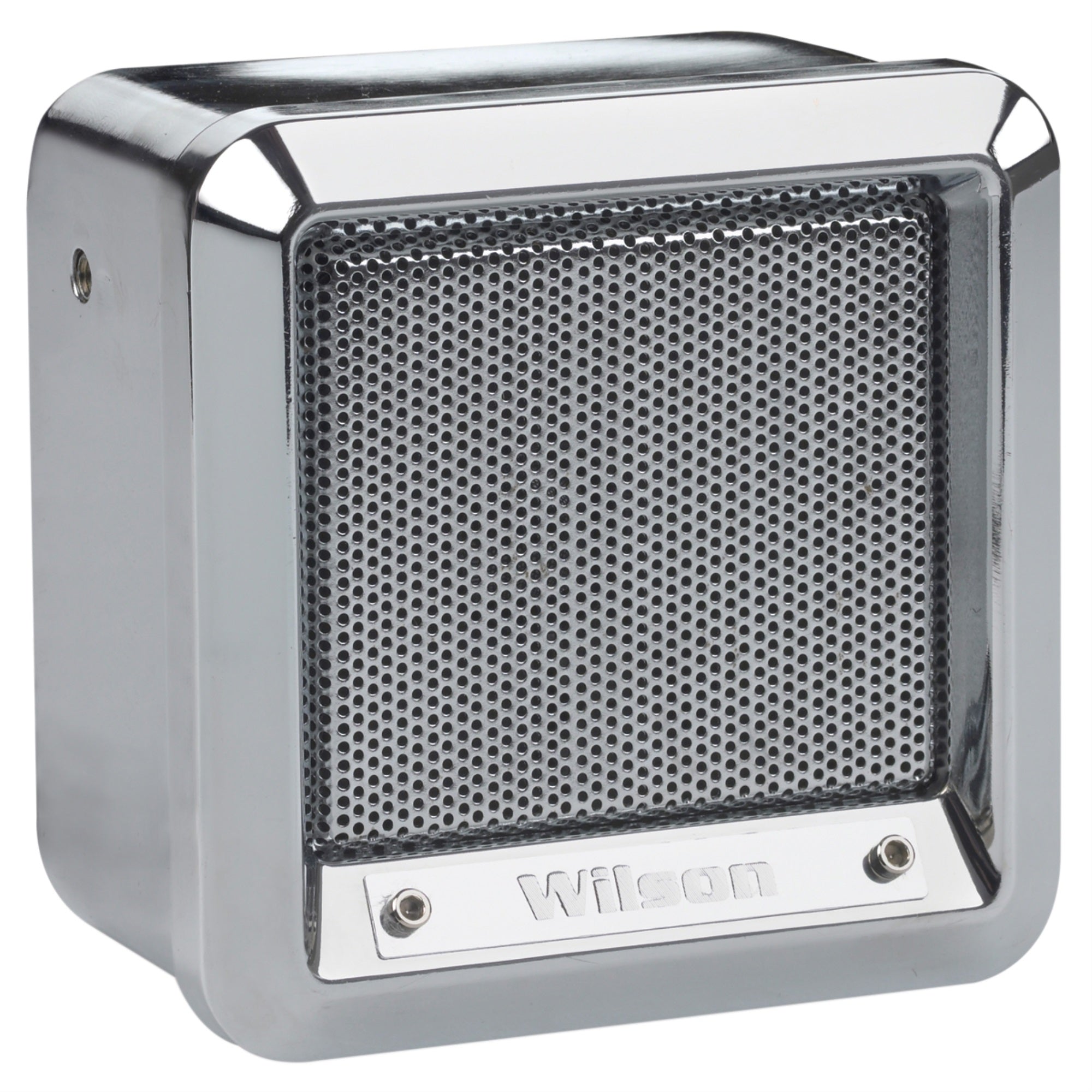 Wilson 305600Chr 22 Gauge Steel Cb Extension Speaker - 10 Watts External Communications Extension Speaker For Cb Radio - Chrome