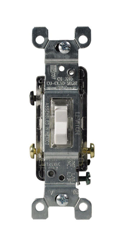 Switch Lightd Qt Sngl Wh (Pack Of 1)