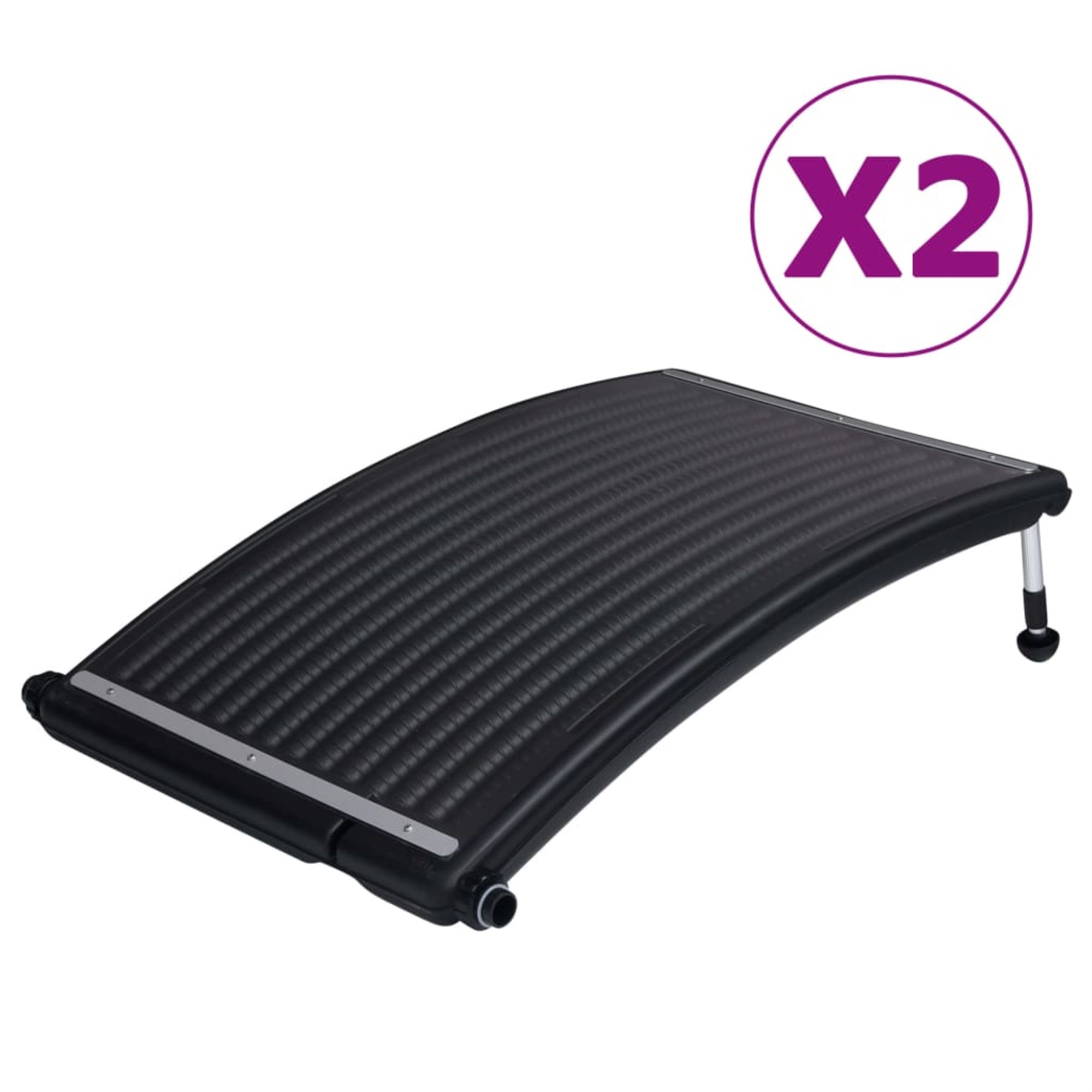 Vidaxl Curved Pool Solar Heating Panels 2 Pcs 43.3'X25.6'