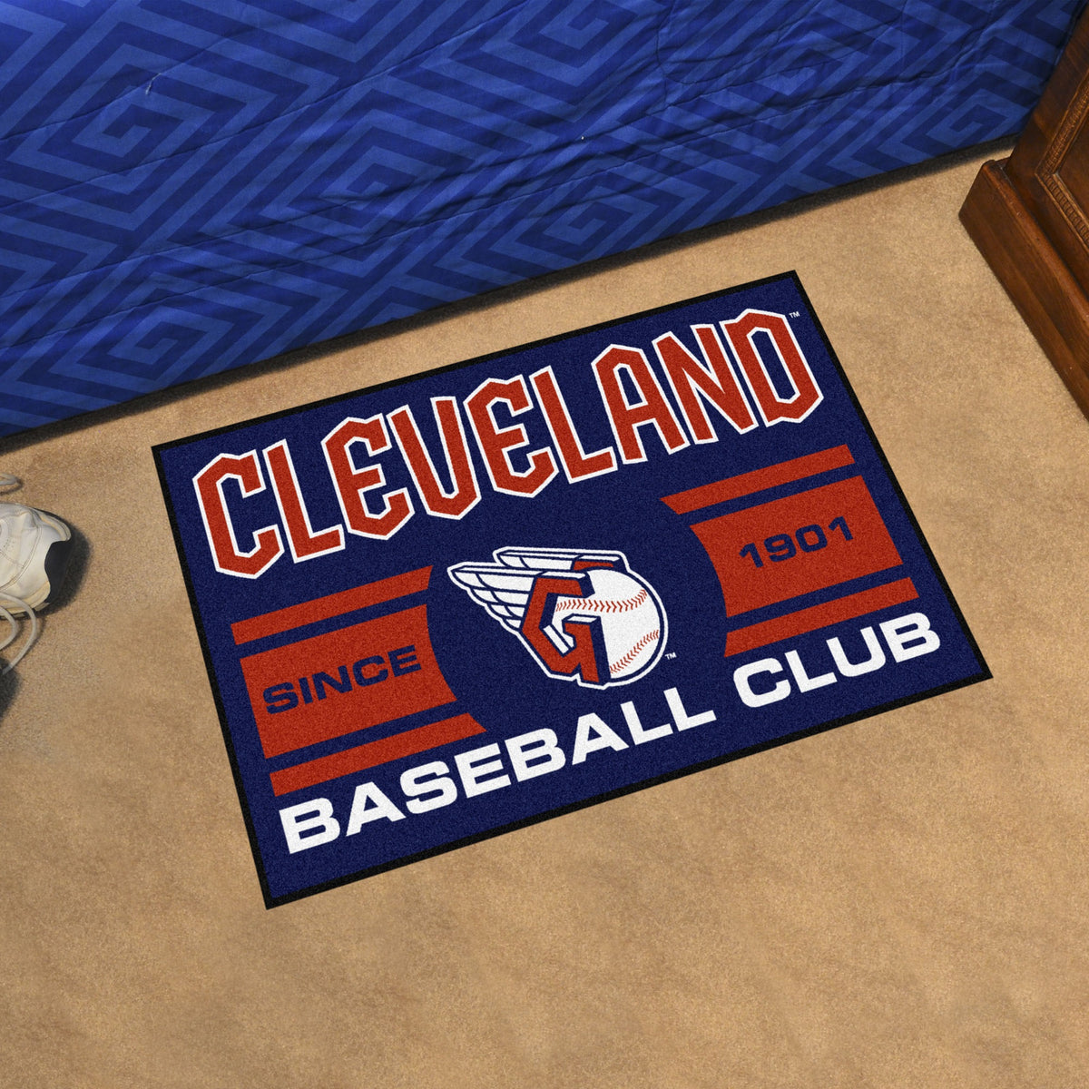 Cleveland Guardians Starter Mat Accent Rug - 19In. X 30In.
