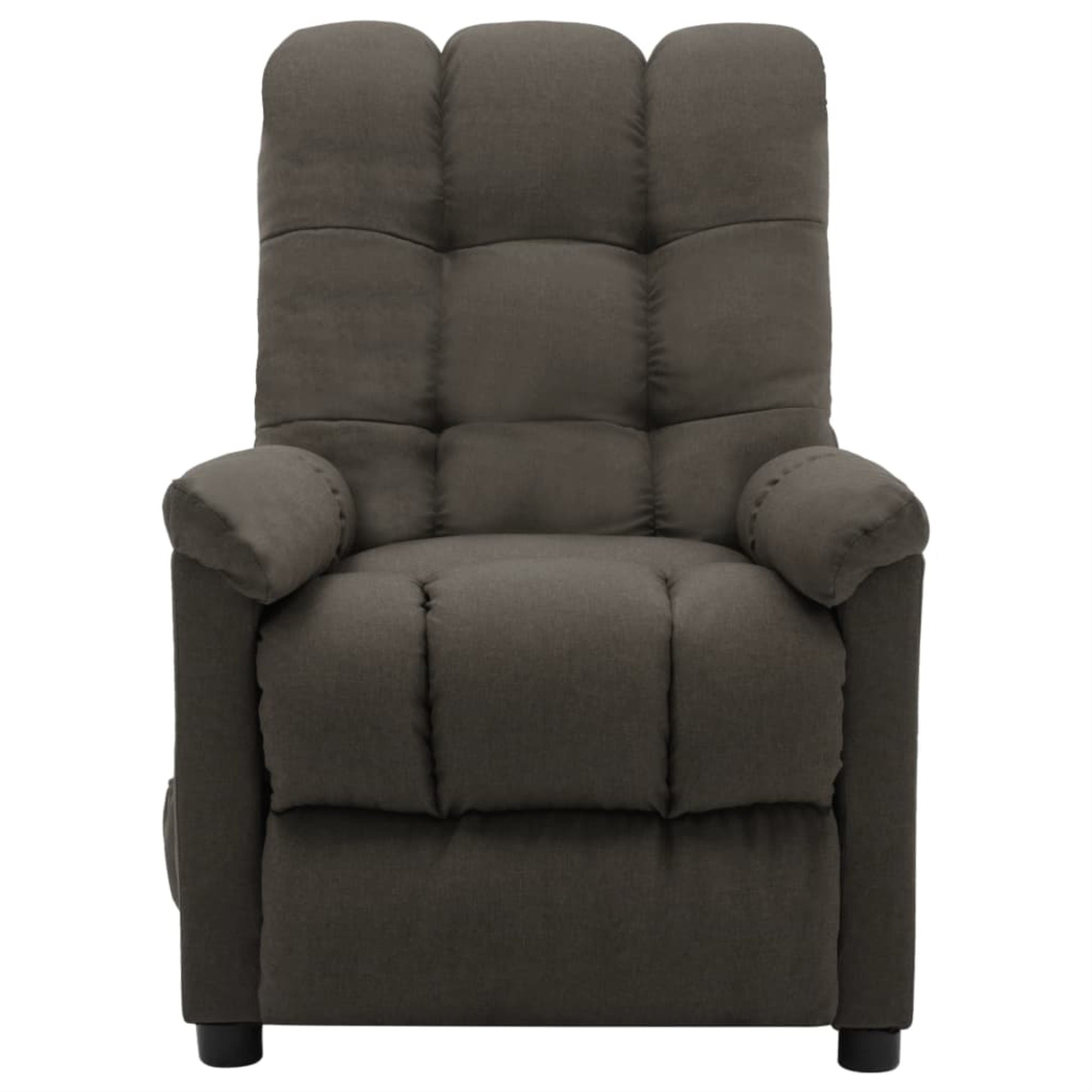 Vidaxl Electric Massage Recliner Taupe Fabric
