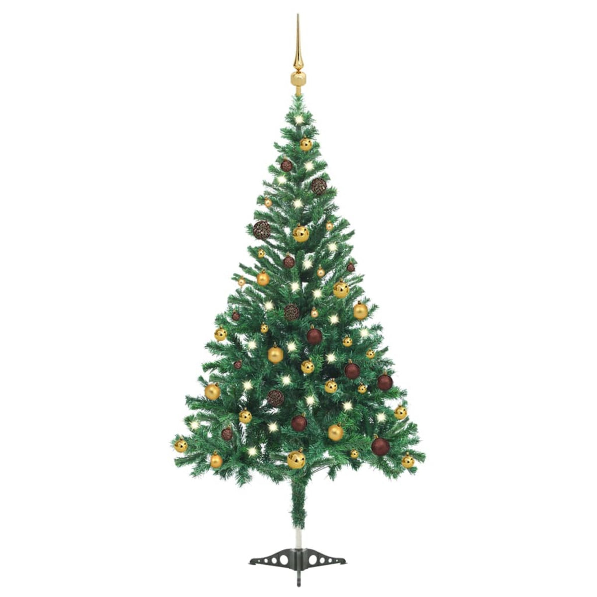 Vidaxl Artificial Christmas Tree With Leds&Ball Set 82.7' 910 Branches