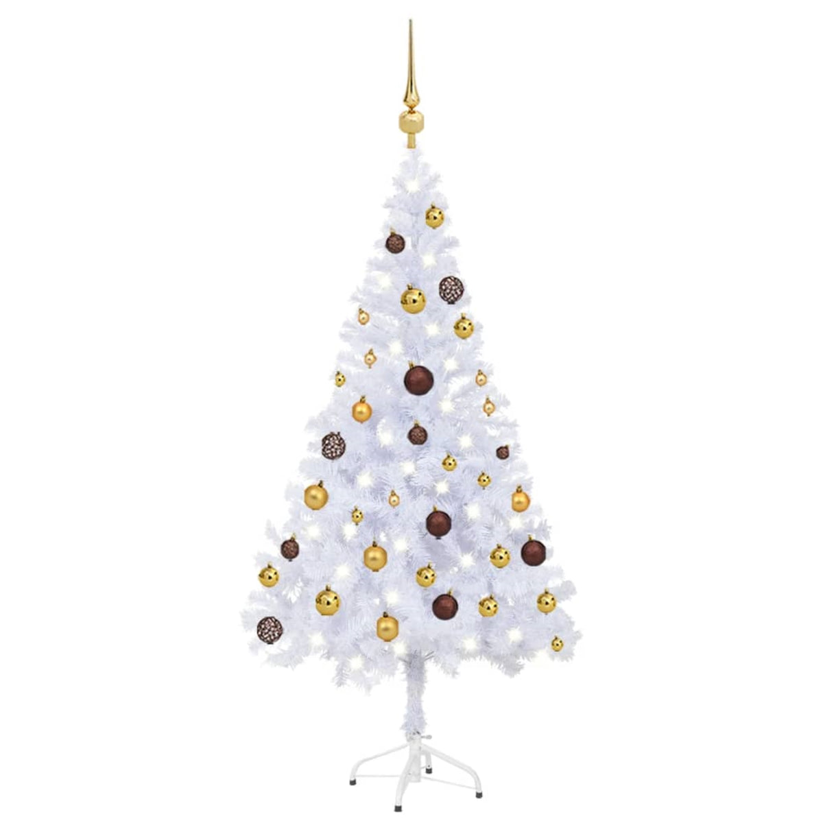 Vidaxl Artificial Christmas Tree With Leds&Ball Set 47.2' 230 Branches
