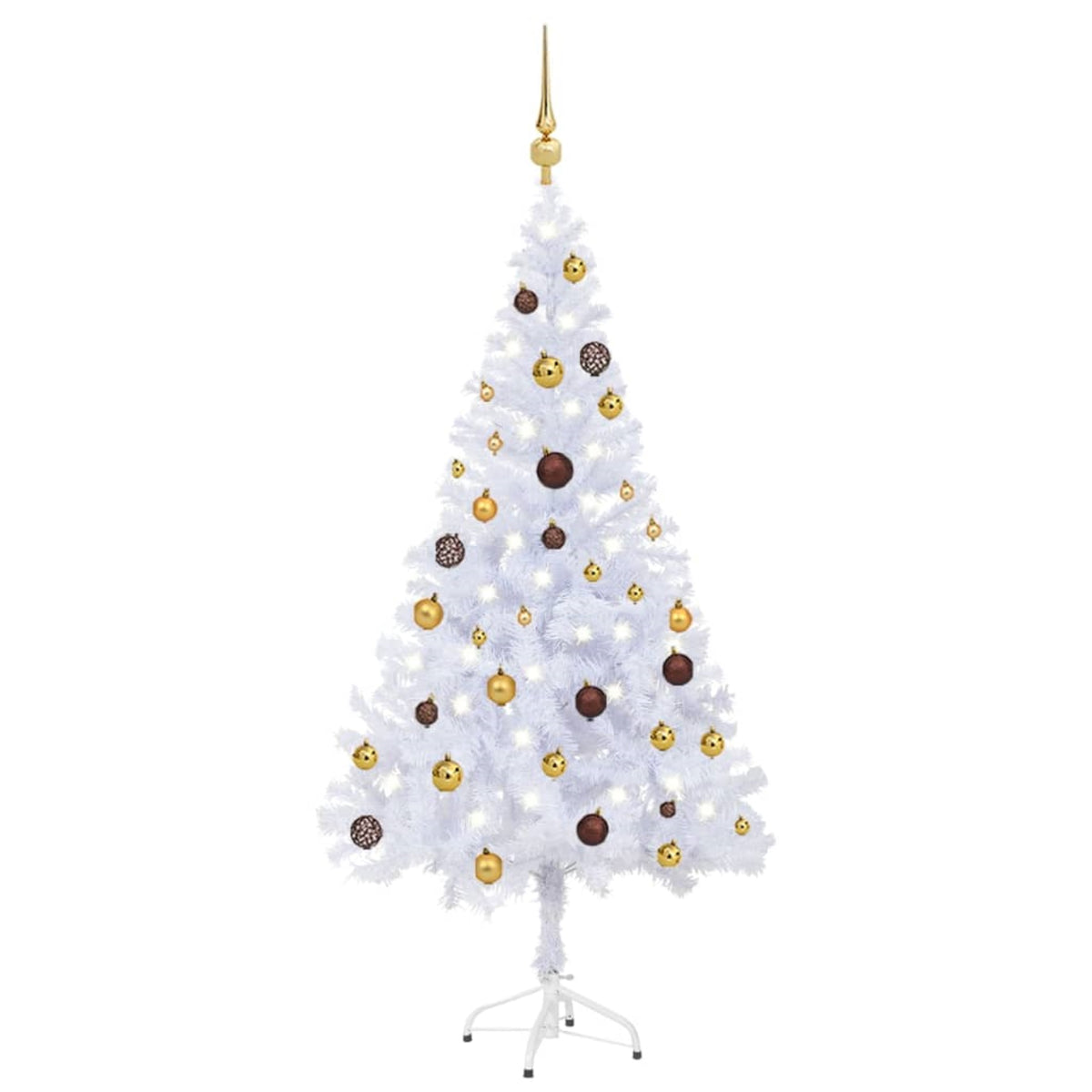 Vidaxl Artificial Christmas Tree With Leds&Ball Set 59.1' 380 Branches