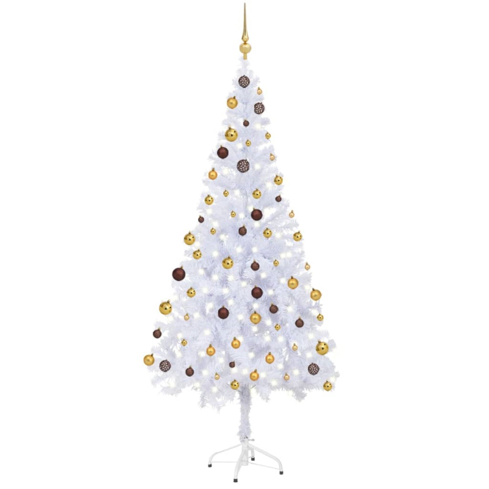 Vidaxl Artificial Christmas Tree With Leds&Ball Set 70.9' 620 Branches