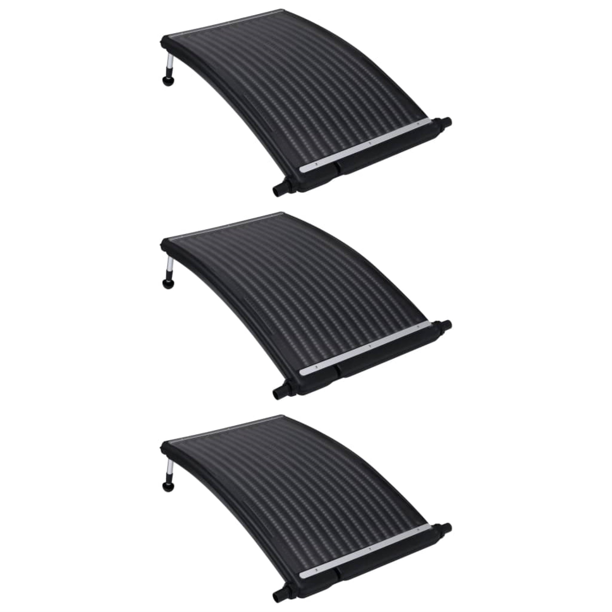 Vidaxl Curved Pool Solar Heating Panels 3 Pcs 43.3'X25.6'