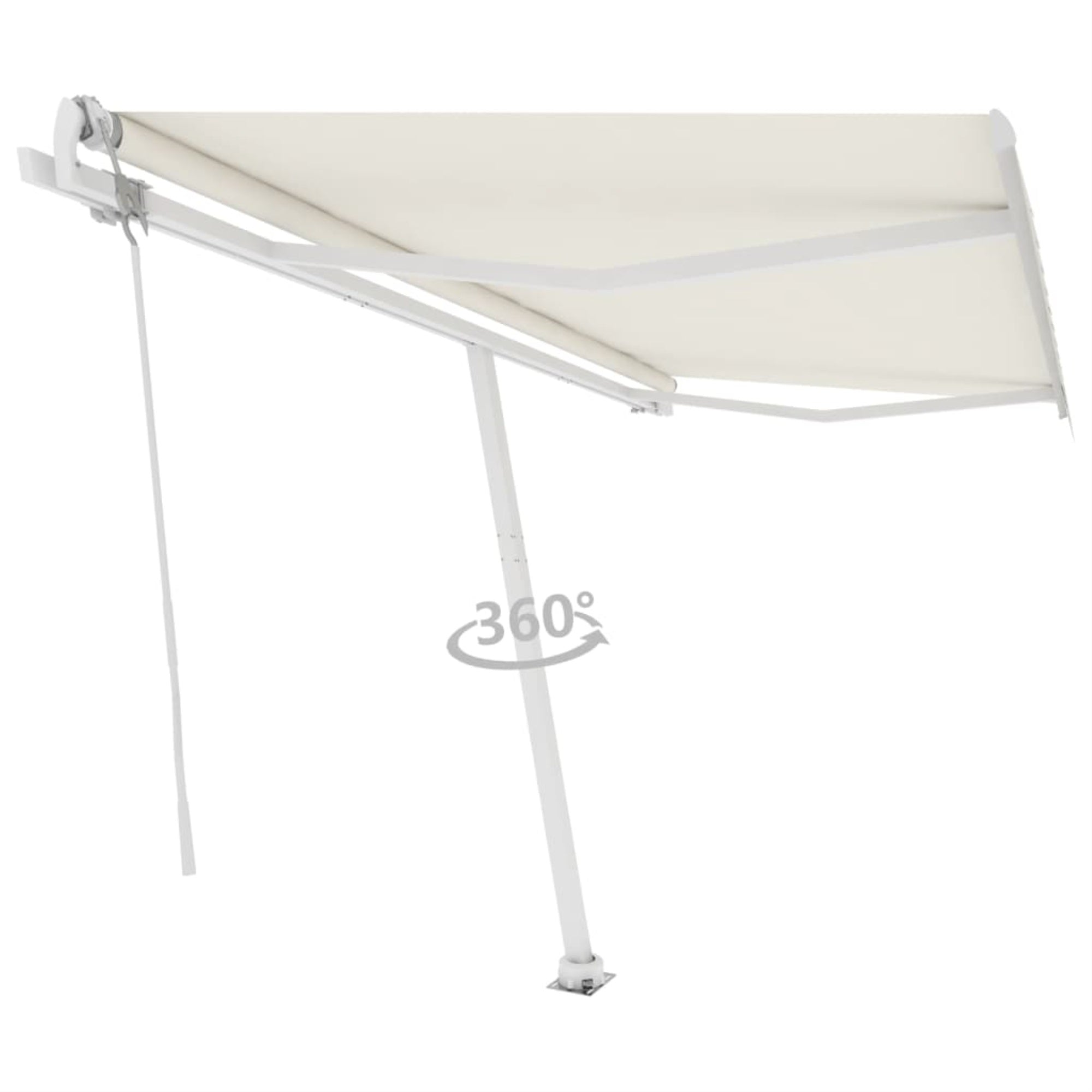 Vidaxl Freestanding Automatic Awning Cream