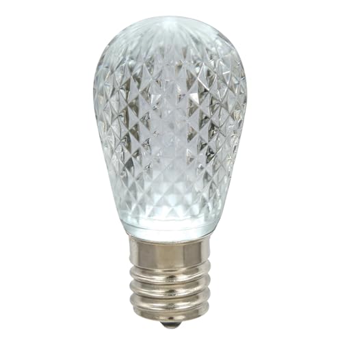 Casafoyer  11S14 Faceted LED PureWht Lamp E26 10/Bx - XLEDS19-10 - (Pack Of 2)