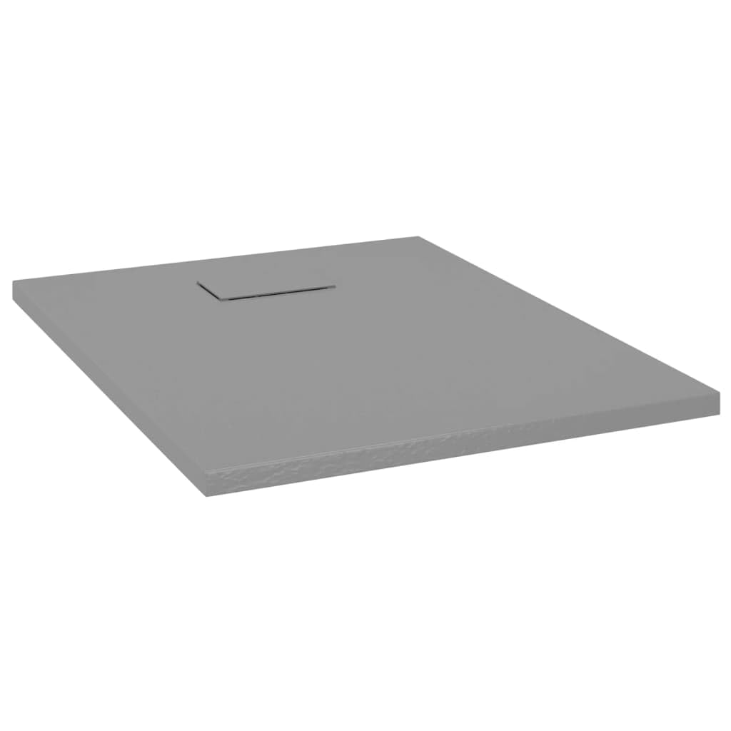 vidaXL Shower Base Tray SMC Gray 35.4x27.6"