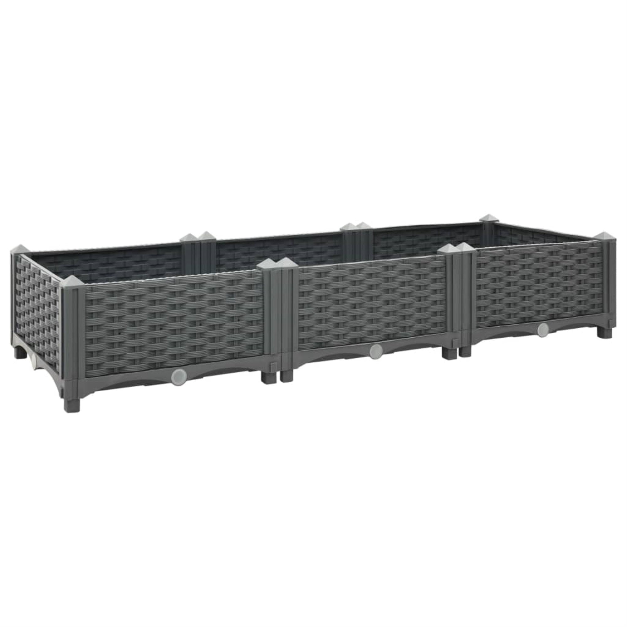 Vidaxl Raised Bed 47.2'X15.7'X9.1' Polypropylene