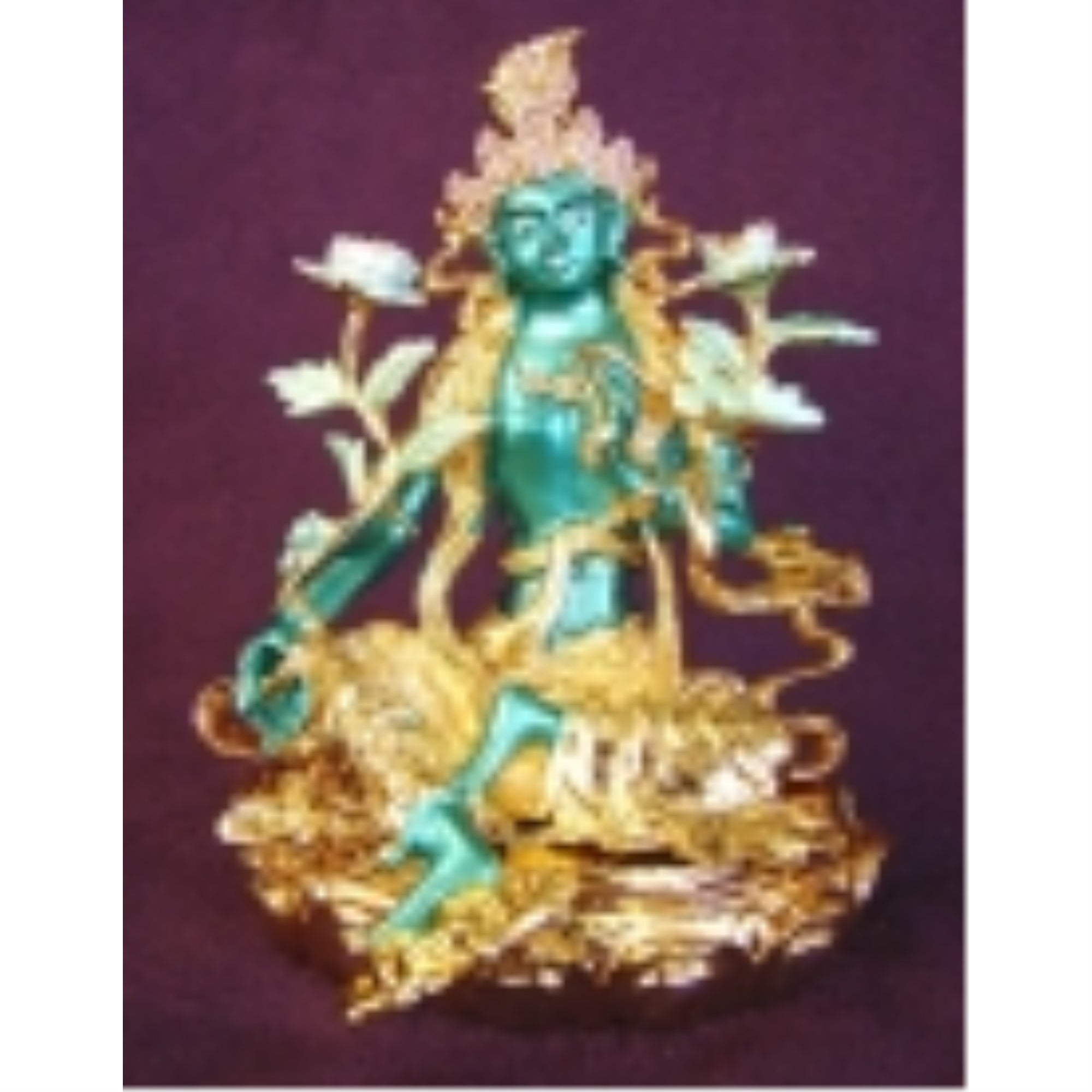 Bejeweled Green Dzambhala
