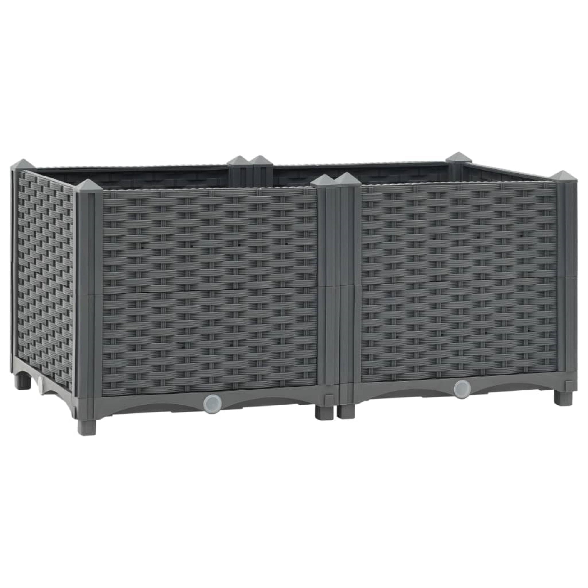 Vidaxl Raised Bed 31.5'X15.7'X15' Polypropylene