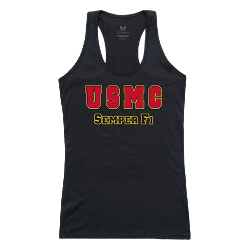 Graphic Tank, USMC, Black, 2X