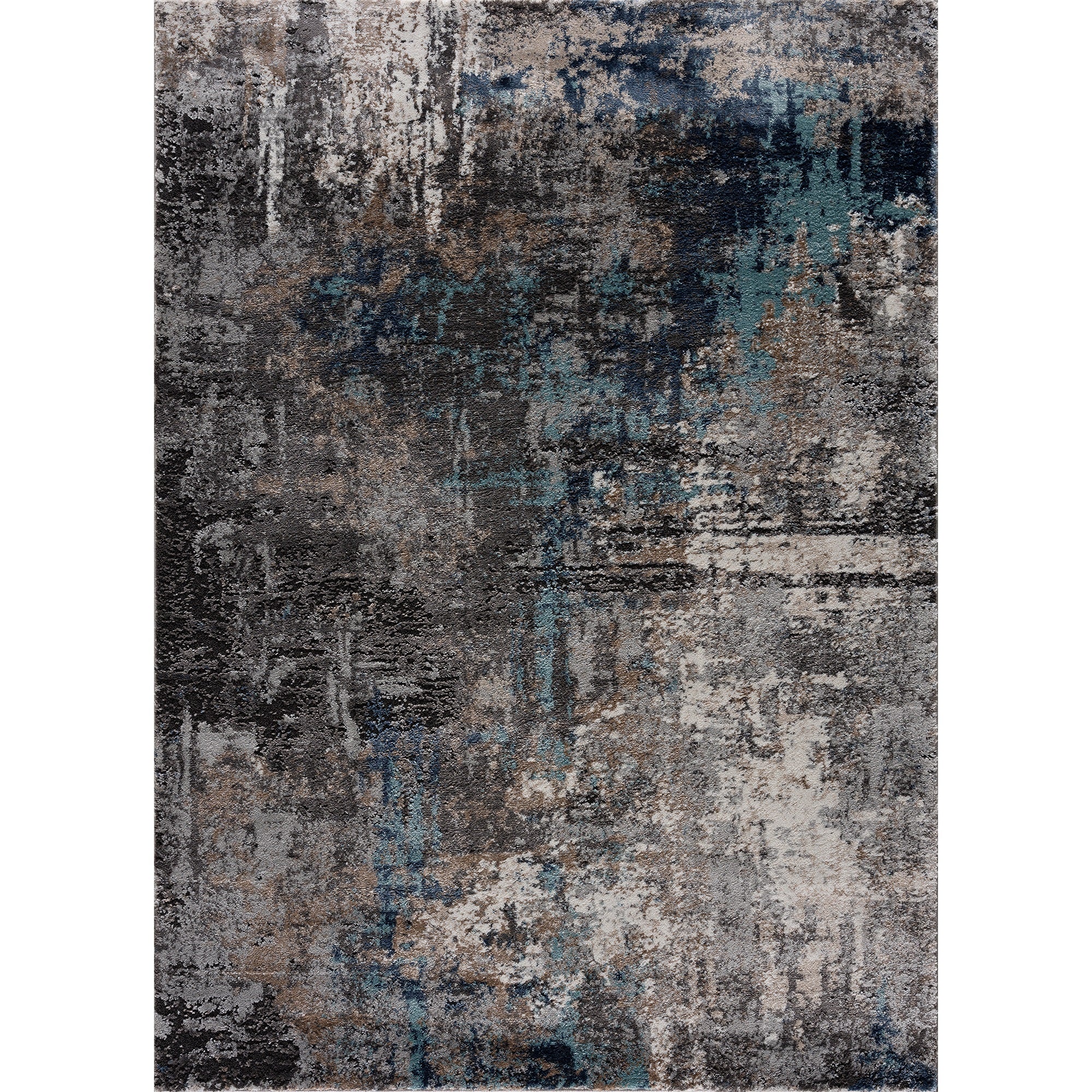 United Weavers Portsmouth Modern Fusion Blue Accent Rug 1'10″ x 3'