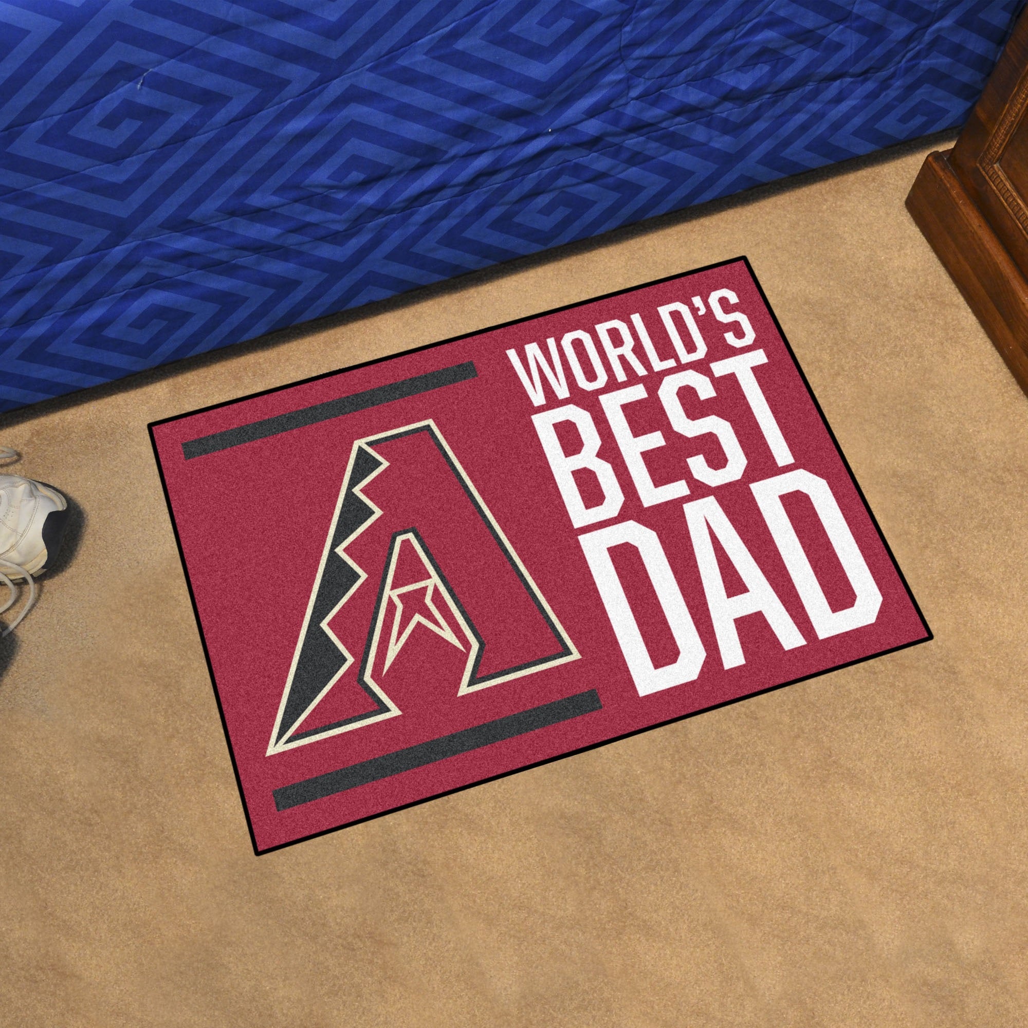 Arizona Diamondbacks Starter Mat Accent Rug - 19In. X 30In. World'S Best Dad Starter Mat