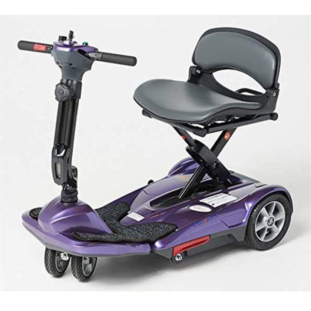 Ev Rider Transport Move S21M Manual Folding Mobility Scooter - Lithium Battery Airline Friendly- Lightweight 42 Lbs. Total (Purple)