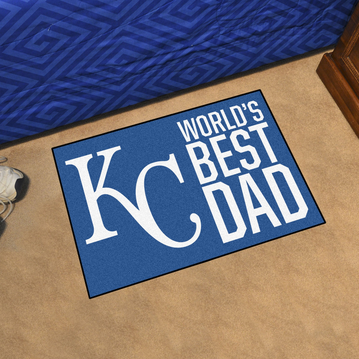 Kansas City Royals Starter Mat Accent Rug - 19In. X 30In. World'S Best Dad Starter Mat