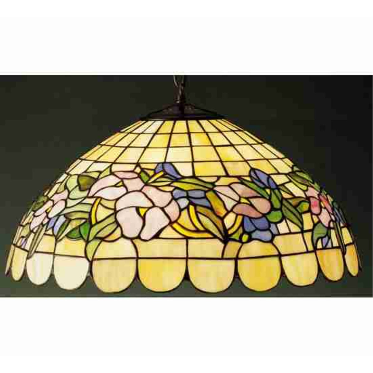 20'W Tiffany Pansy Pendant.603