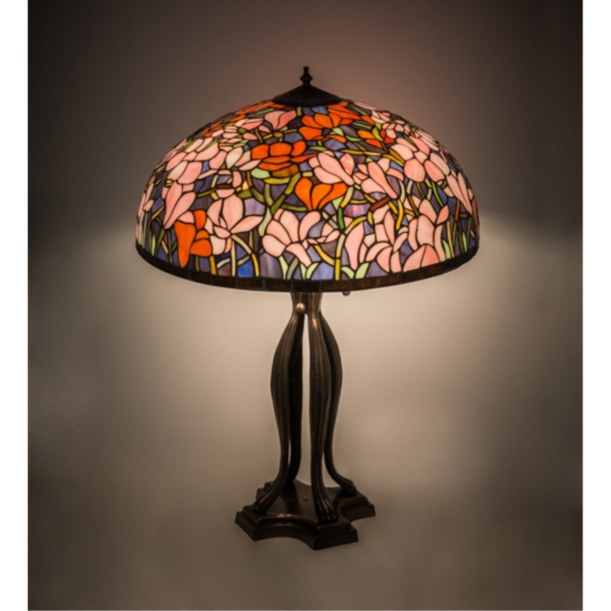 32'H Tiffany Magnolia Table Lamp