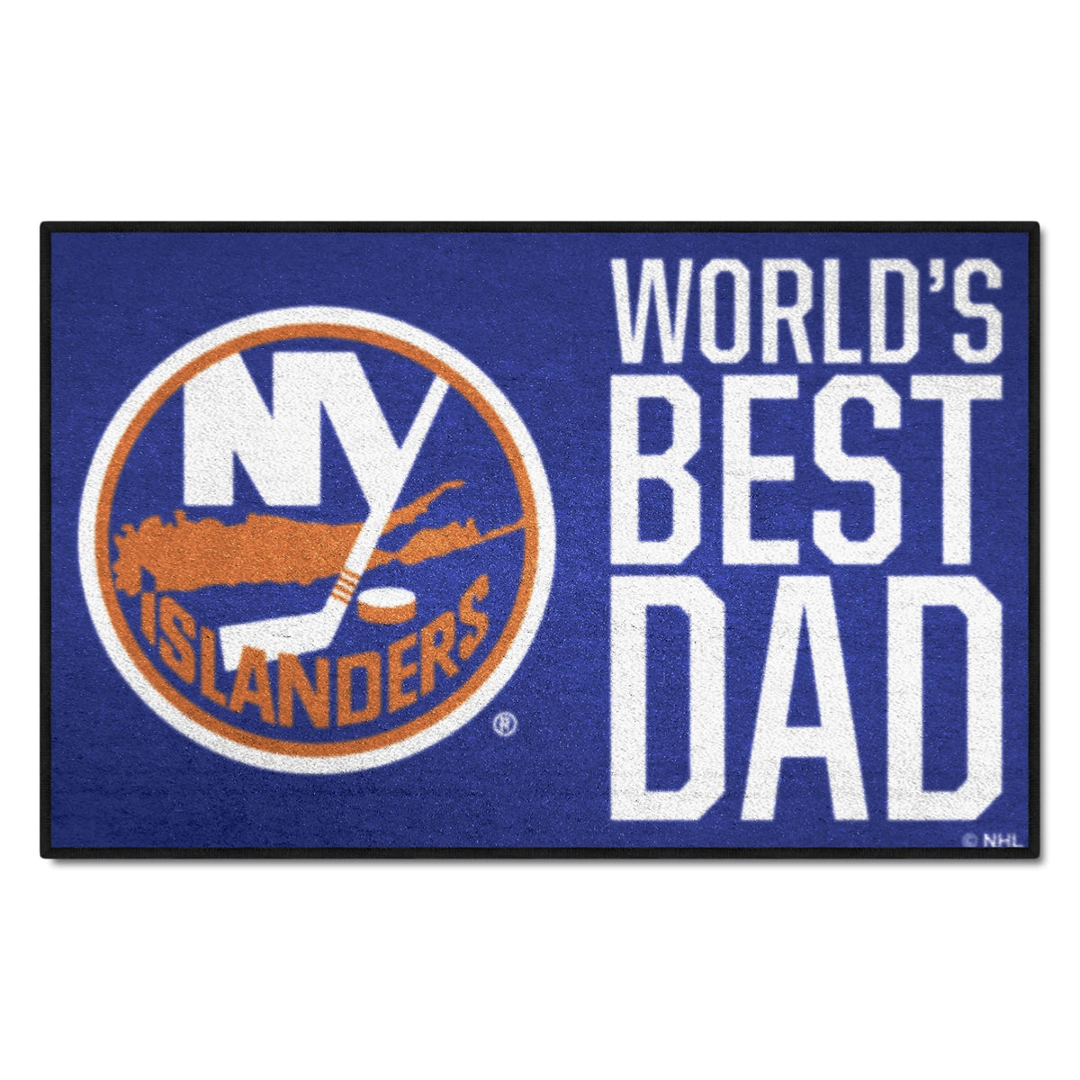 New York Islanders Starter Mat Accent Rug - 19In. X 30In. World'S Best Dad Starter Mat