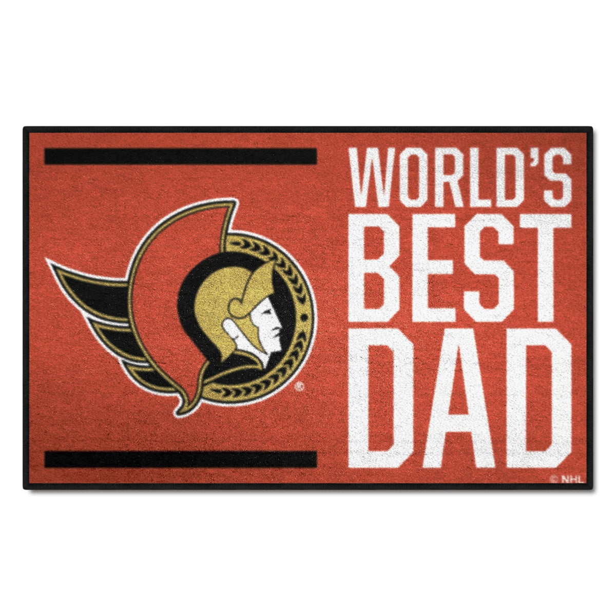 Ottawa Senators Starter Mat Accent Rug - 19In. X 30In. World'S Best Dad Starter Mat