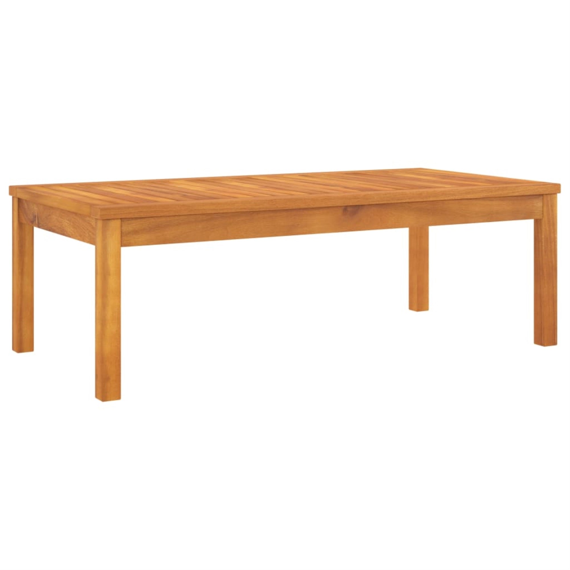 Vidaxl Coffee Table 39.4'X19.7'X13' Solid Acacia Wood