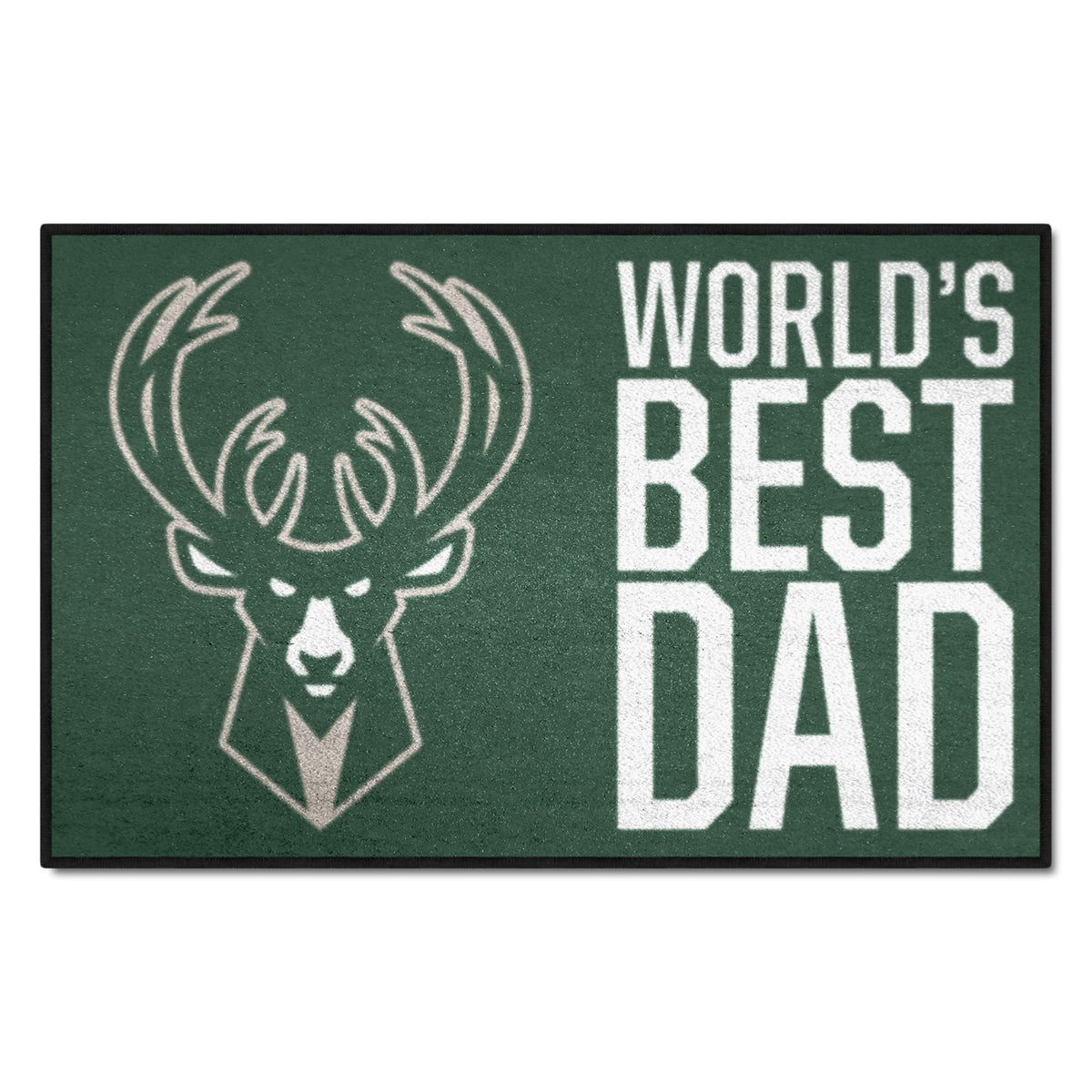 Milwaukee Bucks Starter Mat Accent Rug - 19In. X 30In. World'S Best Dad Starter Mat