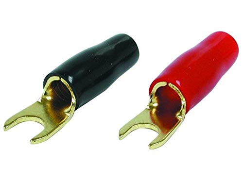 Spade Terminal 8Ga. Audiopipe 8 Pack