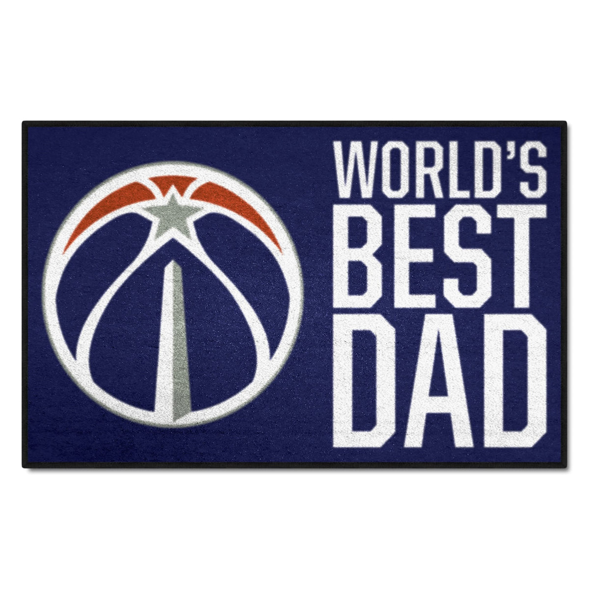 Washington Wizards Starter Mat Accent Rug - 19In. X 30In. World'S Best Dad Starter Mat