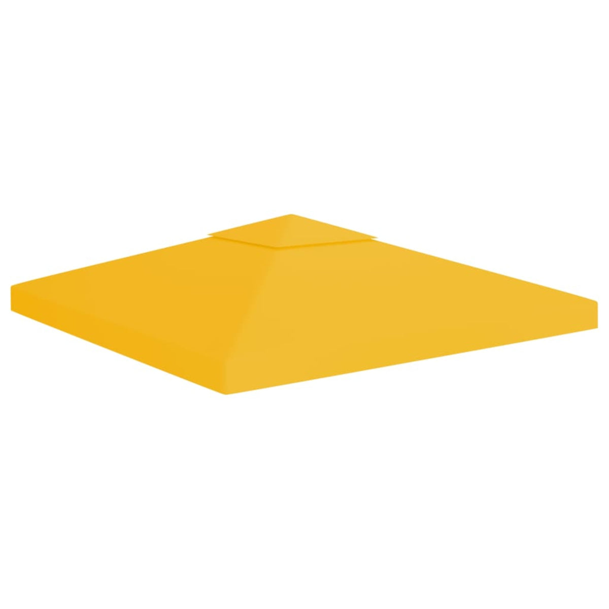Vidaxl 2-Tier Gazebo Top Cover 310 G/M 9.8'X9.8' Yellow