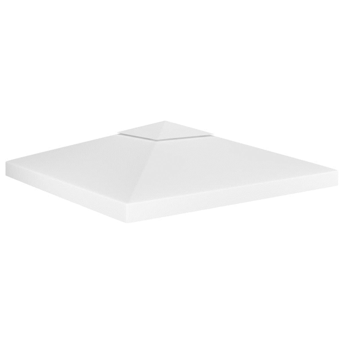Vidaxl 2-Tier Gazebo Top Cover 310 G/M 9.8'X9.8' White