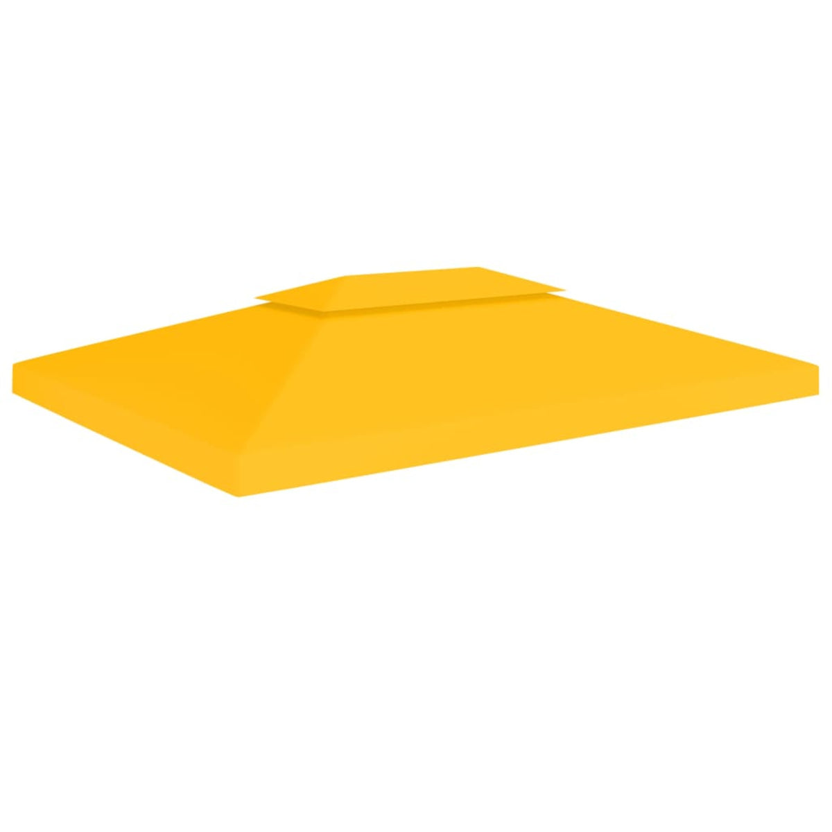 Vidaxl 2-Tier Gazebo Top Cover 310 G/M 13.1'X9.8' Yellow