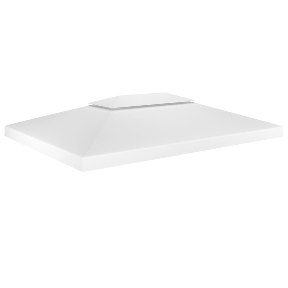 Vidaxl 2-Tier Gazebo Top Cover 310 G/M 13.1'X9.8' White