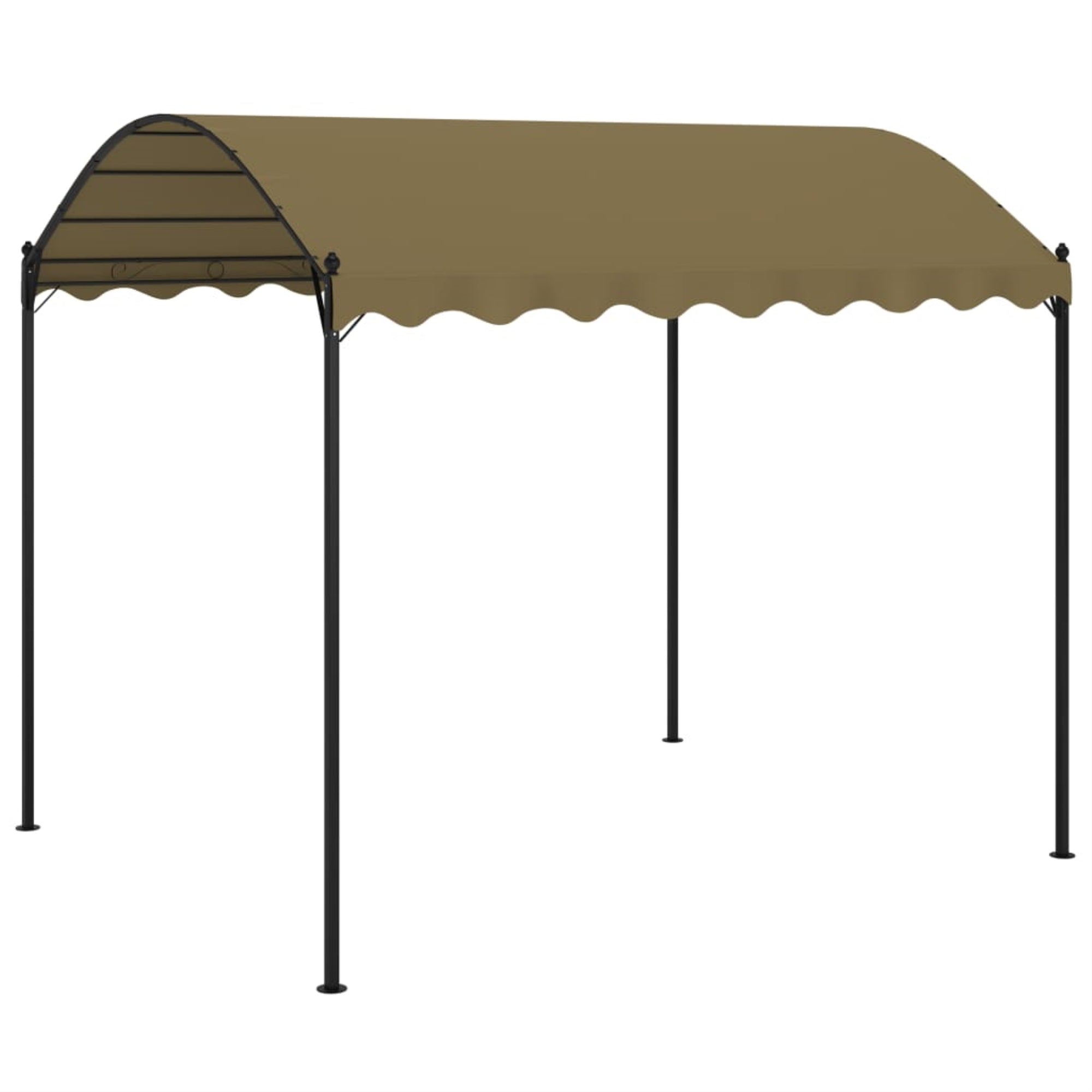 Vidaxl Gazebo 157.5'X118.1'X102.4' Taupe 180 G/M?