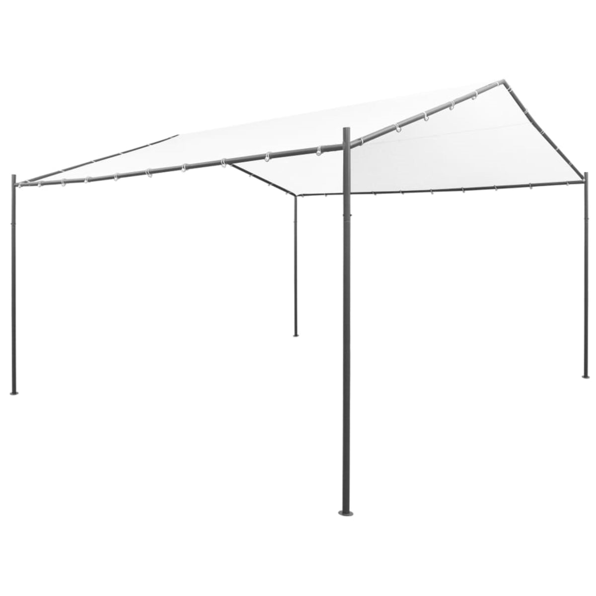 Vidaxl Garden Gazebo 157.5'X157.5'X102.4' White 180 G/M?