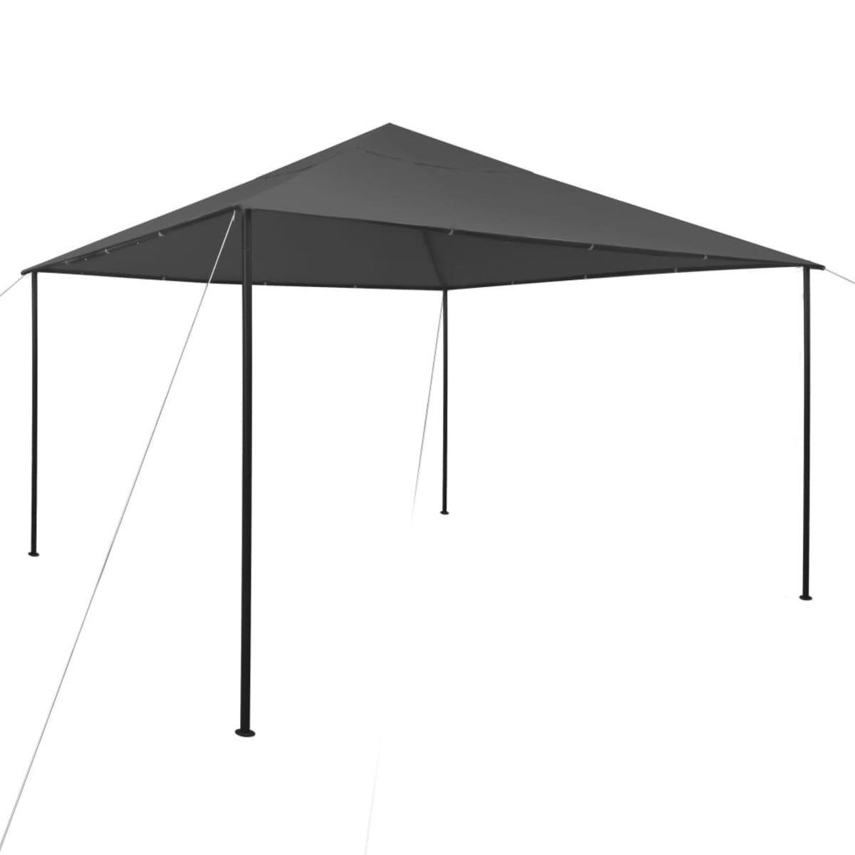 Vidaxl Gazebo 157.5'X157.5'X106.3' Anthracite 180 G/M?