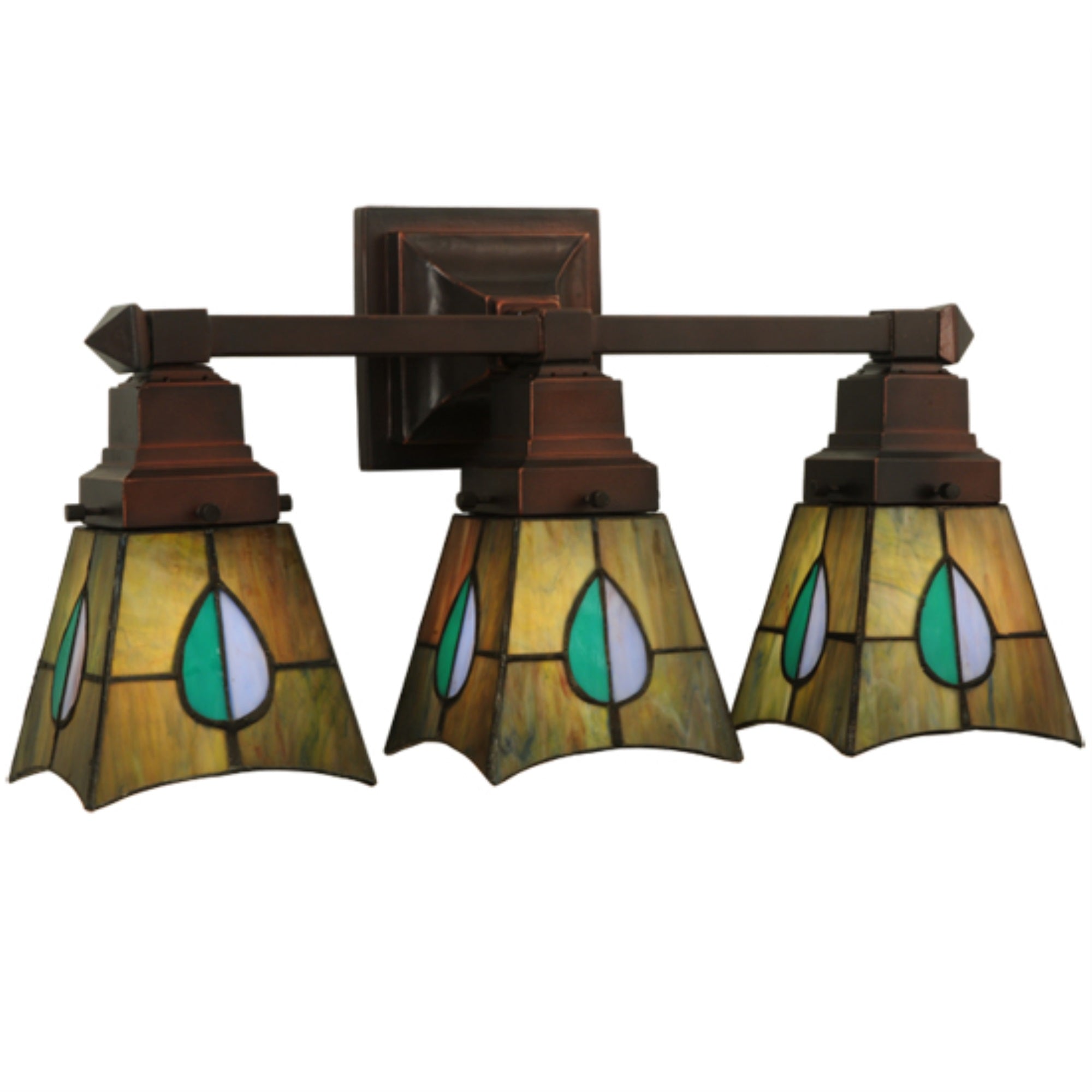20'W Mackintosh Leaf 3 Lt Vanity Light