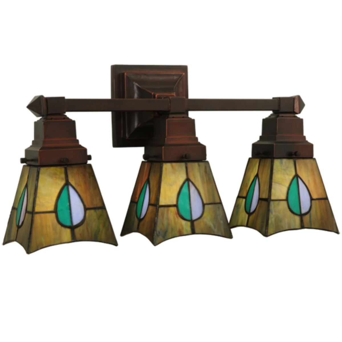 20'W Mackintosh Leaf 3 Lt Vanity Light