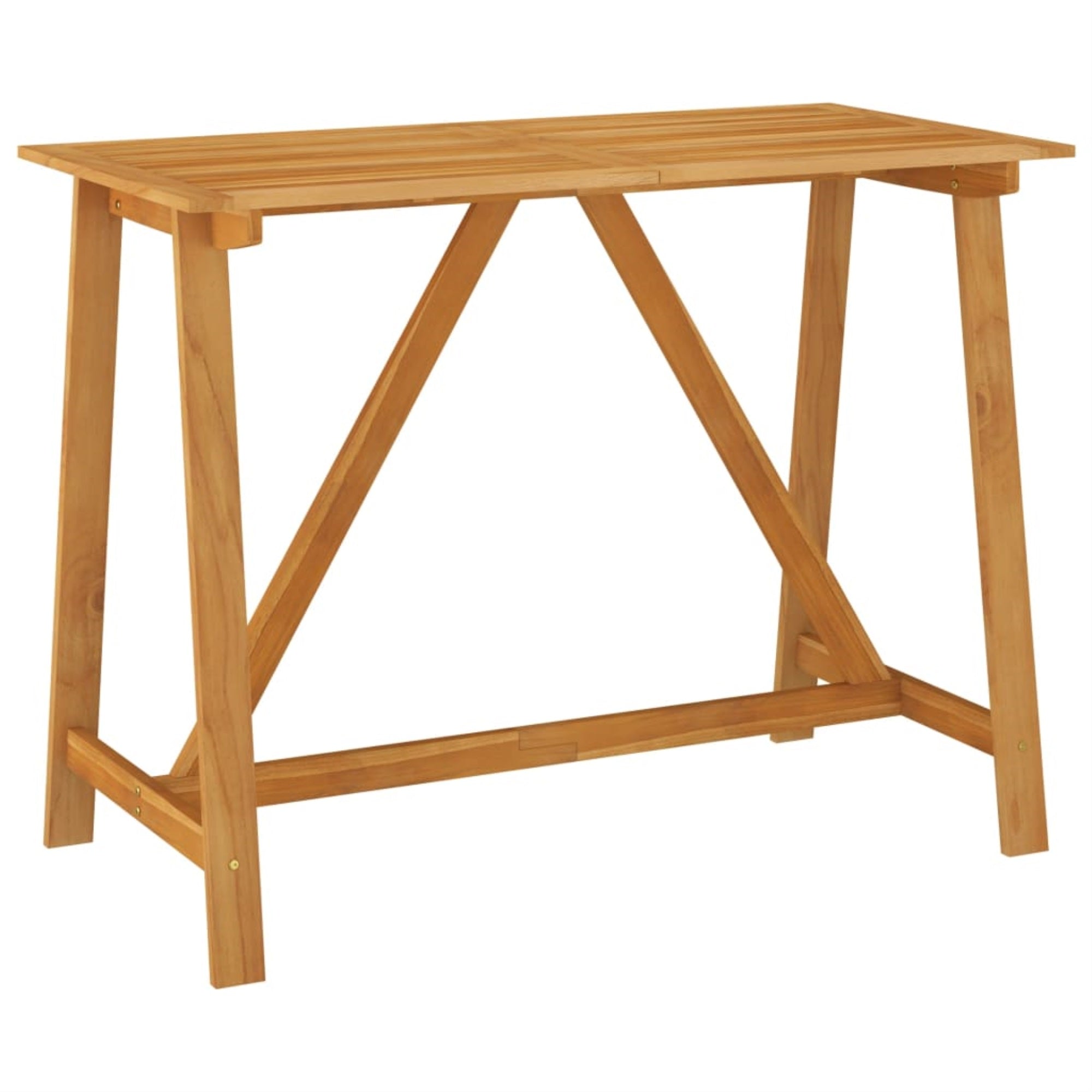 Vidaxl Garden Bar Table 55.1'X27.6'X41' Solid Acacia Wood