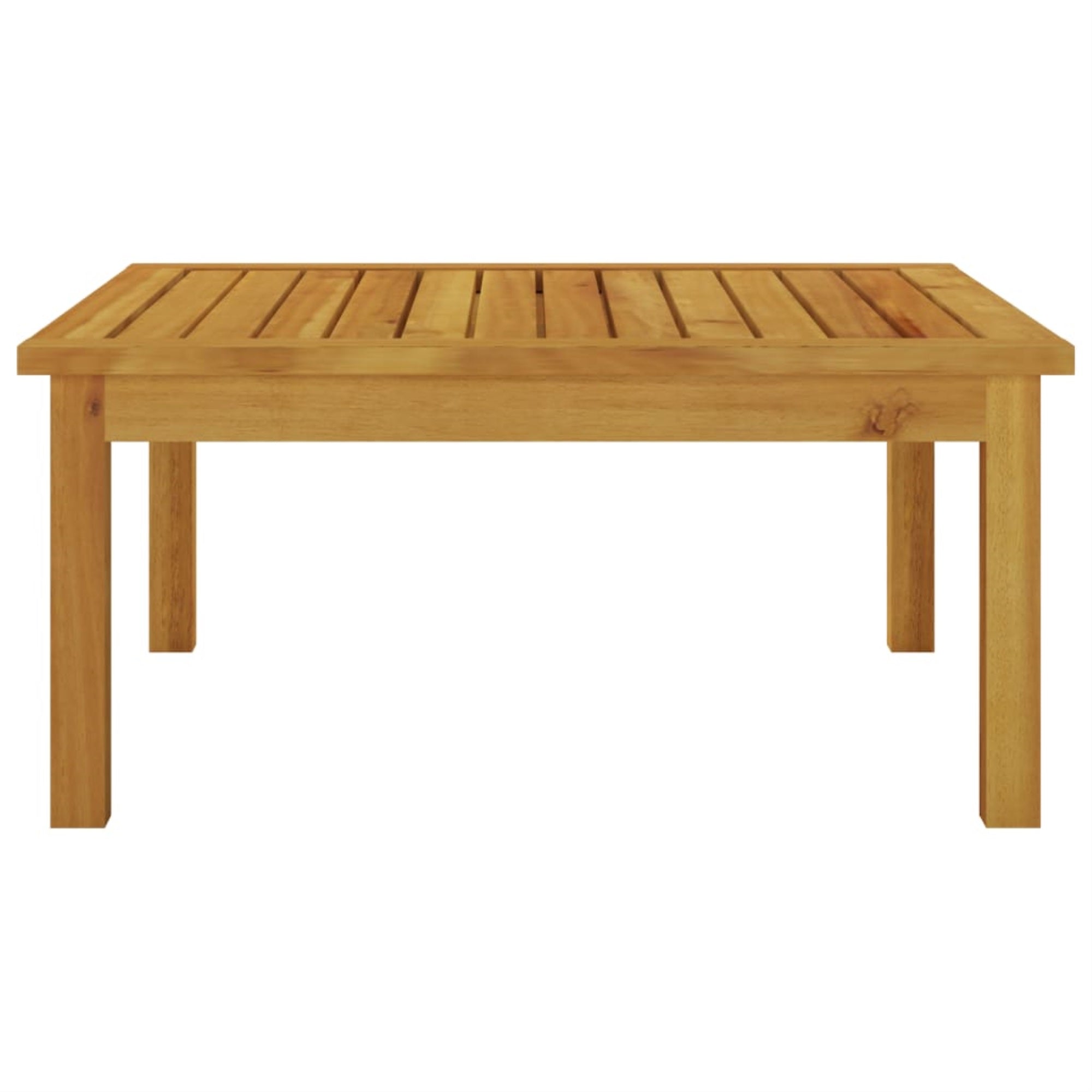 Vidaxl Patio Lounge Table 24.8'X24.8'X11.8' Solid Acacia Wood