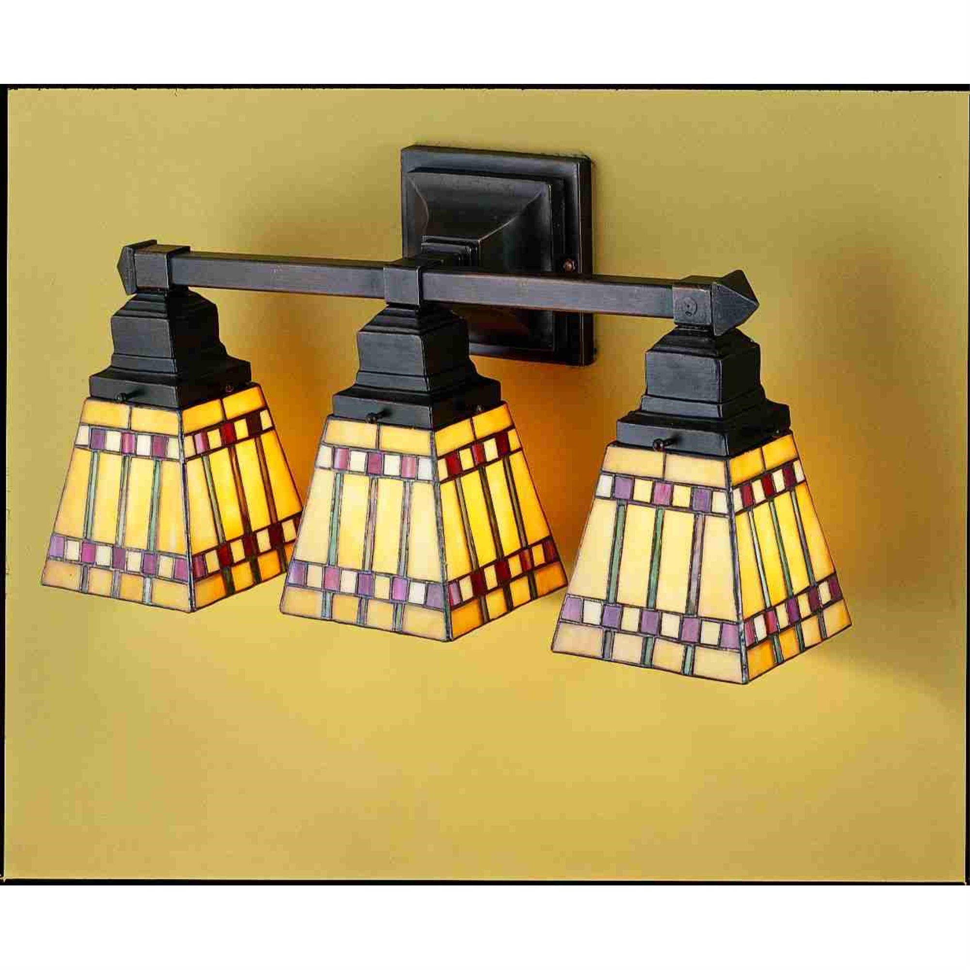 20' Wide Prairie Corn 3 Light Vanity Light