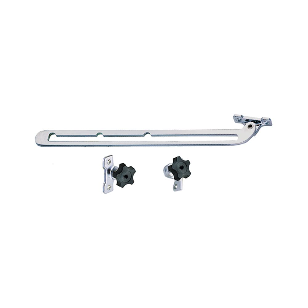 Perko 1290Dp0Chr Chrome-Plated Size-Mount Windshield Adjuster - 12 Length With 9.5 Length Adjustment