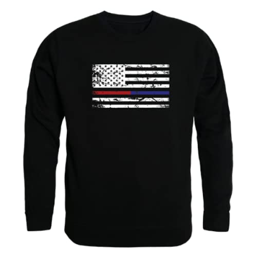 GRPX Crewneck, TRL/TBL Dual Flag, Black, M