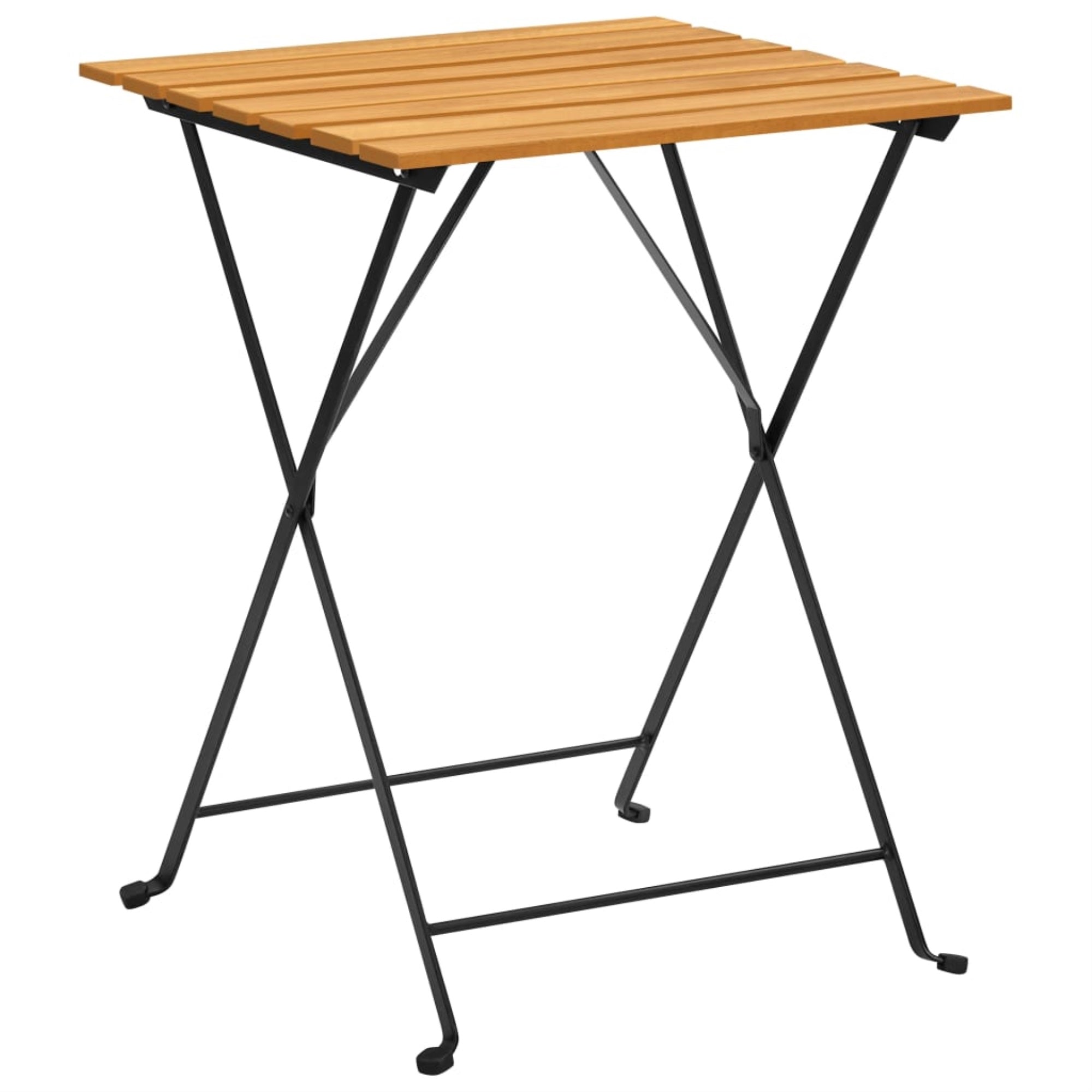 Vidaxl Bistro Table 21.7'X21.3'X28' Solid Acacia Wood