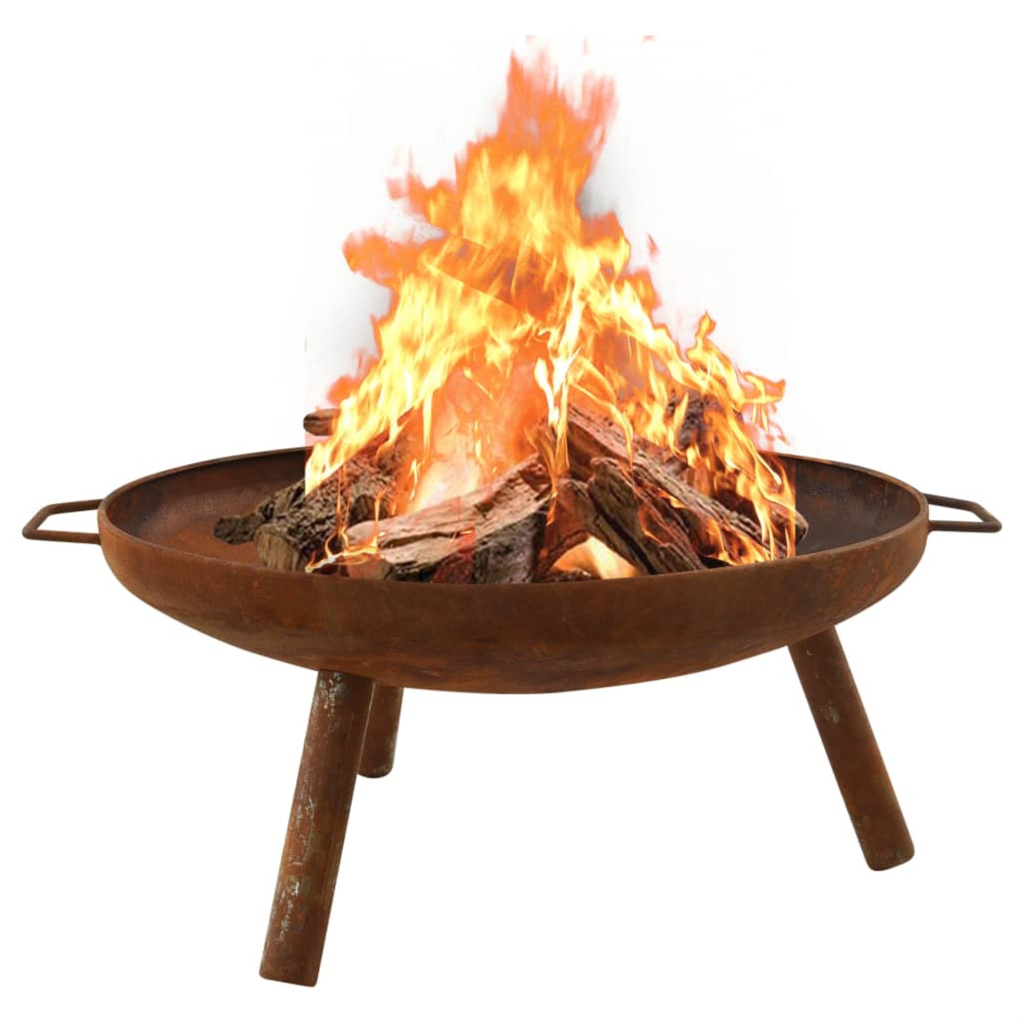 Vidaxl Fire Pit 27.6'X23.2'X11' Steel