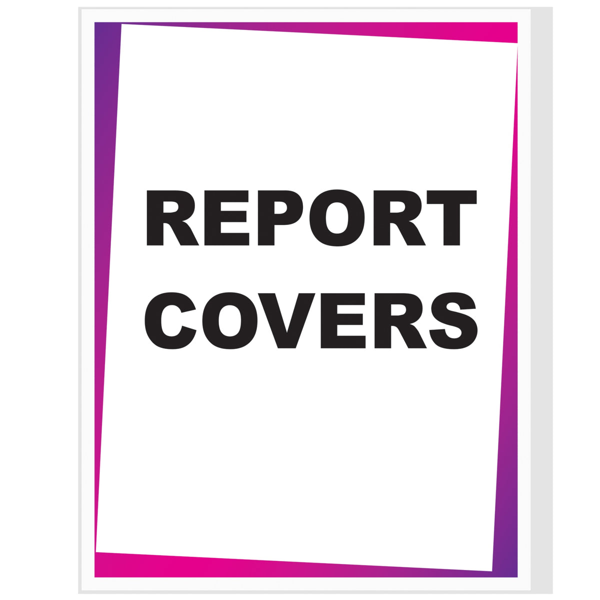 Report Covers Only, Economy Vinyl, Clear, 11 X 8 1/2, 100/Bx, 31347