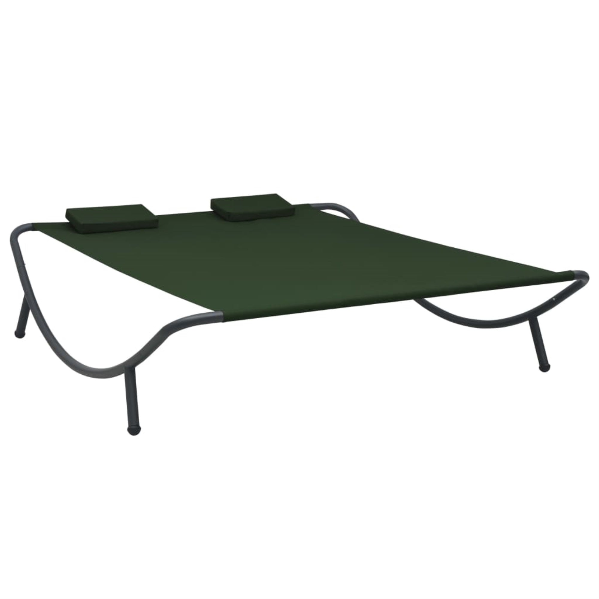 Vidaxl Outdoor Lounge Bed Fabric Green